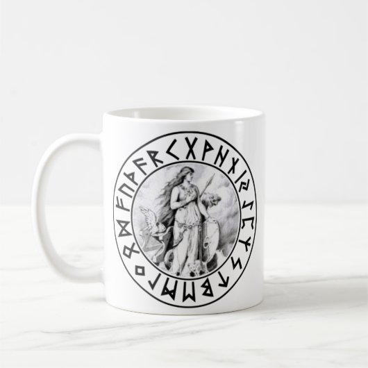 Tasse Freya Rune-Schild (Links)