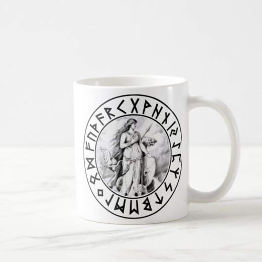 Tasse Freya Rune-Schild (Rechts)