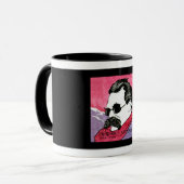 Tasse "Friedrich Nietzsche" (Vorderseite Links)