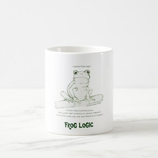 Tasse "FROG LOGIC" (Mittel)