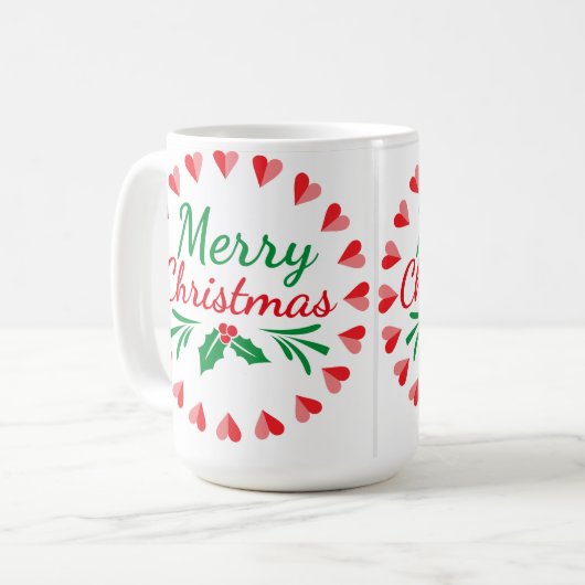 Tasse frohe Weihnachten (Vorderseite Links)