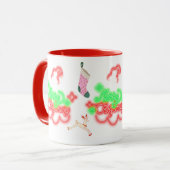 Tasse Frohe Weihnachten (Vorderseite Links)