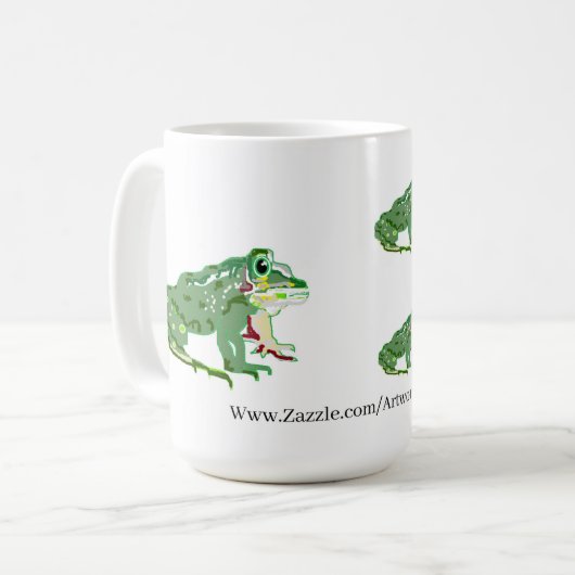 Tasse: Frösche Kaffeetasse (Vorderseite Links)