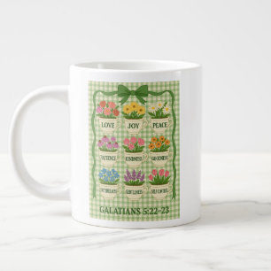 Tasse-Frucht des Spirit Tea Cup mit Blume Jumbo-Tasse