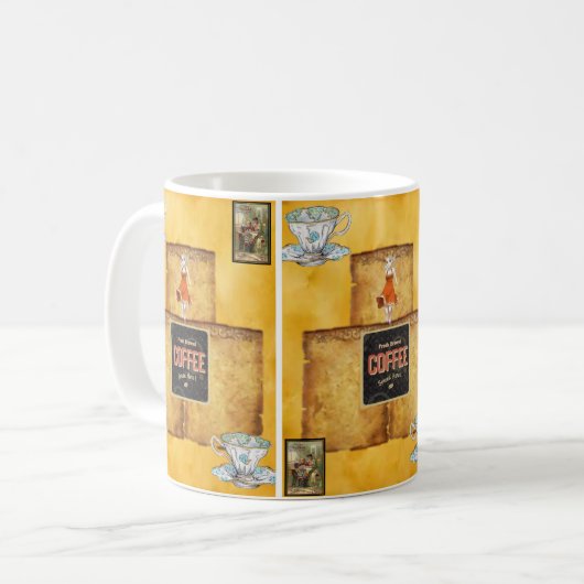 Tasse Frühstückskaffee (Vorderseite Links)