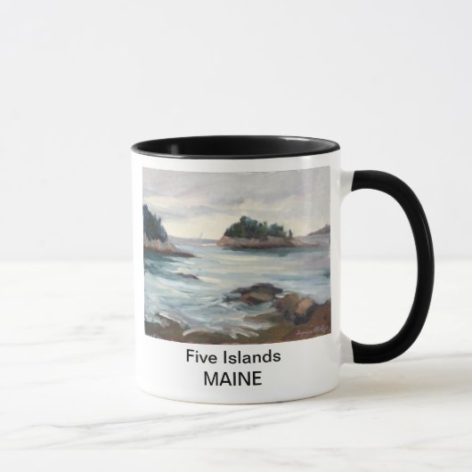 Tasse fünf Insel-, Maine (Rechts)