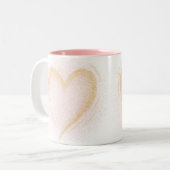 Tasse funkelnd Herz (Vorderseite Links)