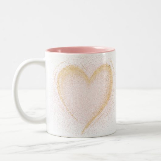 Tasse funkelnd Herz (Links)
