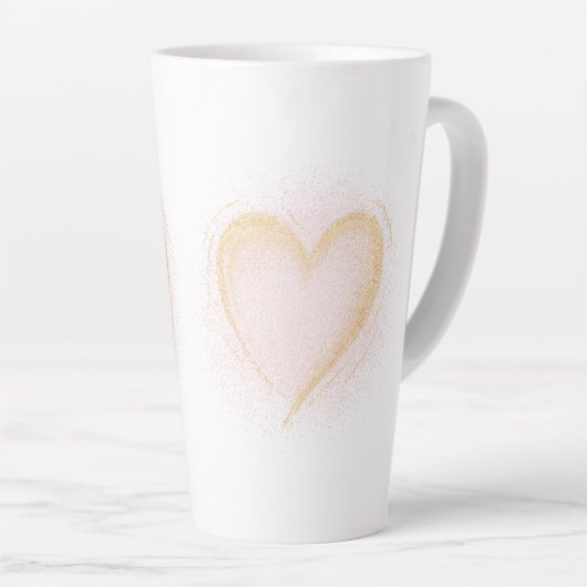 Tasse funkelnd Herz (Rechte Ecke)