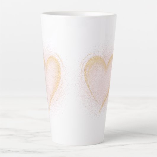 Tasse funkelnd Herz (Vorderseite)