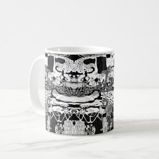 Tasse Funky Dancing Man Alternative Muster (Vorderseite Links)