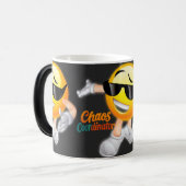 Tasse Funny Chaos Coordinator - Laughing Emoji wit (Vorderseite Links)