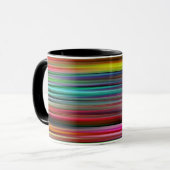 Tasse für abstrakte Linien (Vorderseite Links)