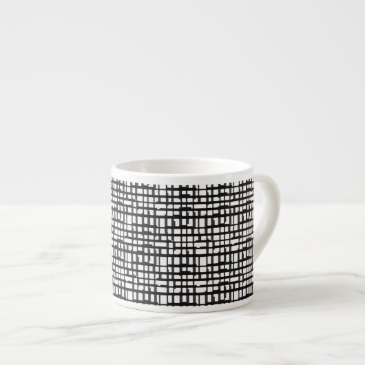 Tasse für abstraktes optisches Gitter (Vorderseite Rechts)