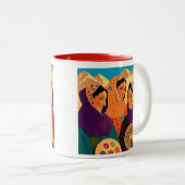 Tasse für afghanische Frauen, Darya, farbenfroh, t (VorderseiteRechts)