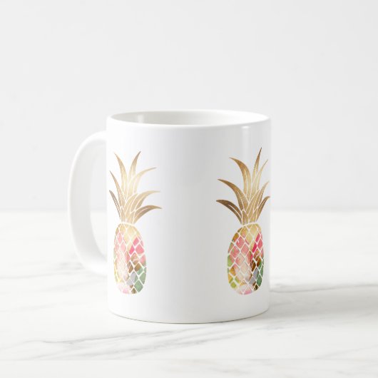 Tasse für Ananas (Vorderseite Links)