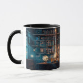 Tasse für antike Bibliothekskaffee (Links)