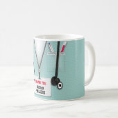 Tasse für Ärzte, Krankenpfleger oder Pflegepersona (VorderseiteRechts)