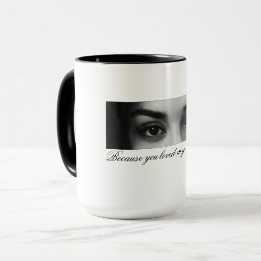 Tasse für Augen (Vorderseite Links)