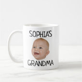 Tasse für BabyGesicht, Baby Foto Kaffee Tasse (Links)