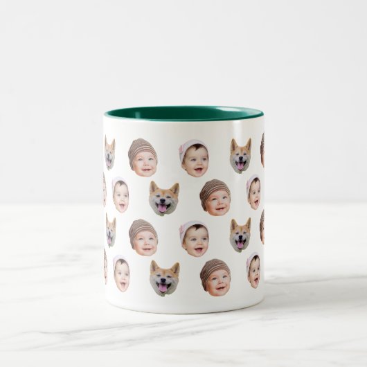 Tasse für BabyGesicht, für , 3 Fotos für die indi (Mittel)