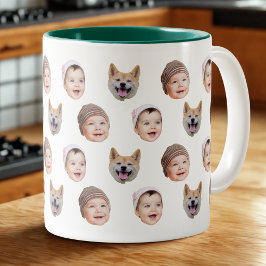 Tasse für BabyGesicht,  für , 3 Fotos für die indi