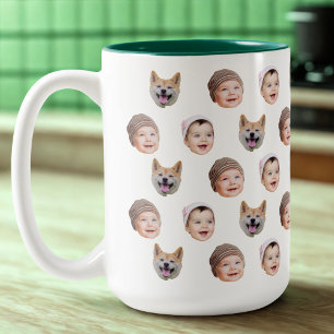 Tasse für BabyGesicht,  für , 3 Fotos für die indi