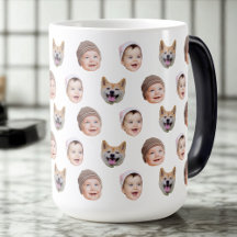 Tasse für BabyGesicht,  für , 3 Fotos für die indi