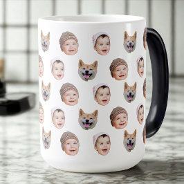 Tasse für BabyGesicht,  für , 3 Fotos für die indi