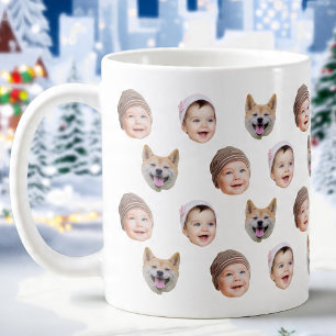 Tasse für BabyGesicht,  für , 3 Fotos für die indi