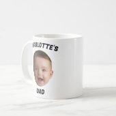 Tasse für Babyschauspieler, angepasste neue Papa-T (Vorderseite Links)