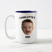 Tasse für Babyschauspieler, angepasste neue Papa-T (Links)