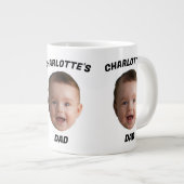 Tasse für Babyschauspieler, angepasste neue Papa-T (Vorderseite Rechts)