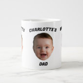 Tasse für Babyschauspieler, angepasste neue Papa-T (Vorderseite)