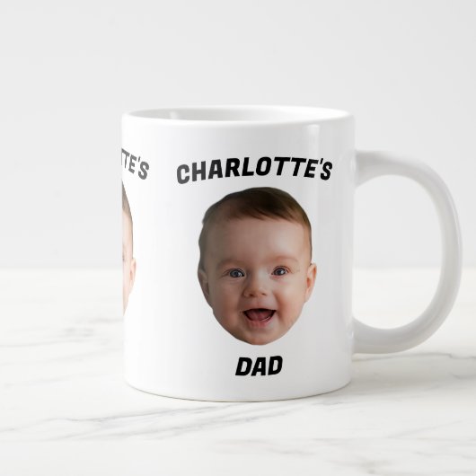 Tasse für Babyschauspieler, angepasste neue Papa-T (Rechts)