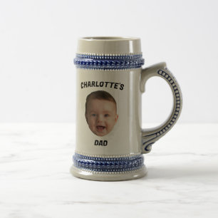 Tasse für Babyschauspieler, angepasste neue Papa-T