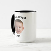 Tasse für Babyschauspieler, angepasste neue Papa-T (Vorderseite Links)
