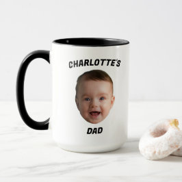 Tasse für Babyschauspieler, angepasste neue Papa-T