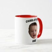 Tasse für Babyschauspieler, angepasste neue Papa-T (VorderseiteRechts)