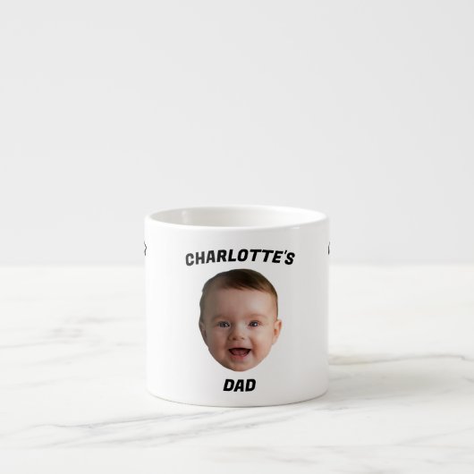 Tasse für Babyschauspieler, angepasste neue Papa-T (Vorderseite)