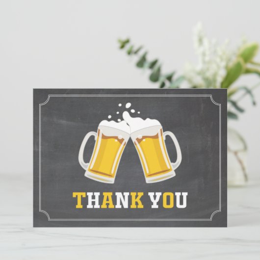 Tasse für Backwaren Dankeskarte (Stehend Vorderseite)