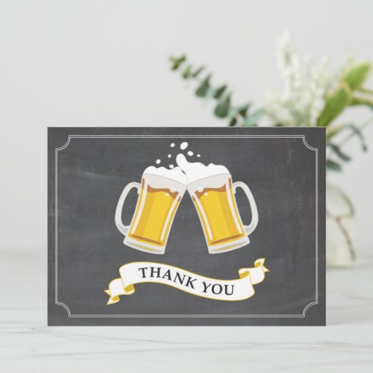 Tasse für Backwaren Dankeskarte (Stehend Vorderseite)