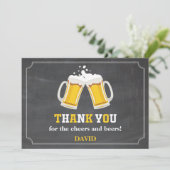 Tasse für Backwaren Dankeskarte (Stehend Vorderseite)