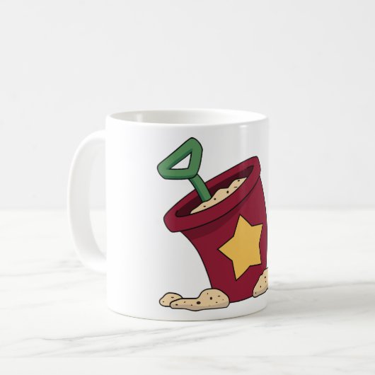 Tasse für Beach-Eimer und Showkaffee (Vorderseite Links)