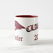 Tasse für benutzerdefinierte Absolventen (Mittel)