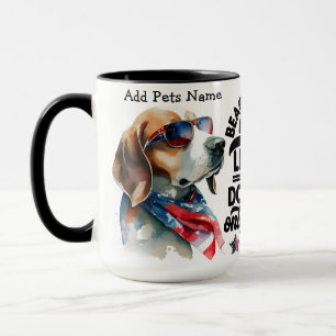 Tasse für benutzerdefinierte Beagle-Mama