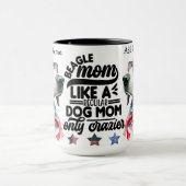 Tasse für benutzerdefinierte Beagle-Mama (Zentrum)