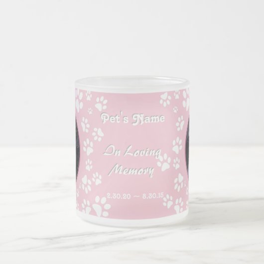 Tasse für benutzerdefinierte Cat-Memorys Druckfarb (Mittel)