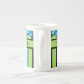 Tasse für benutzerdefinierte Knochen-China, Muster (Rückseite)
