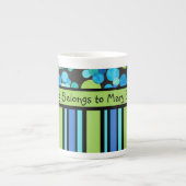 Tasse für benutzerdefinierte Knochen-China, Muster (Vorderseite)